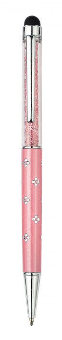 PEN ALUMINIUM PINK FLOWER