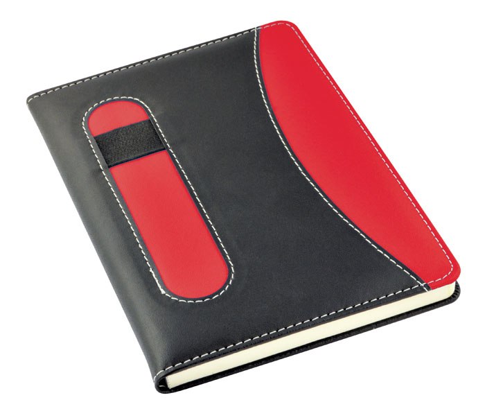 NOTEBOOK RED/BLACK (NO BOX)