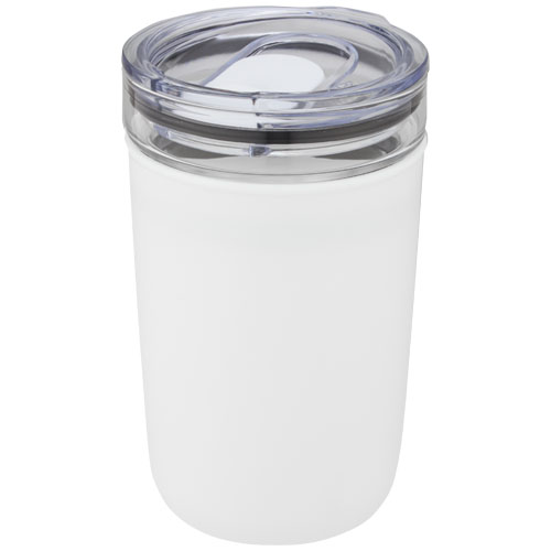 Bello 420 ml glass tumbler with recycled plastic outer wall