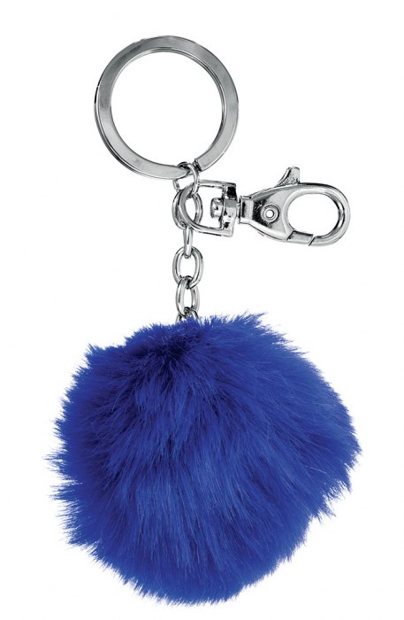 KEY CHAIN POM-POM BLUE - NO BOX