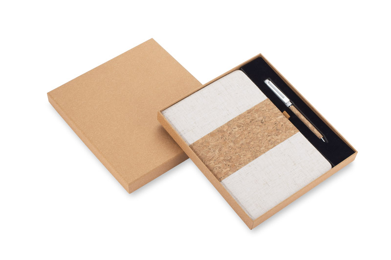 Set - notebook with pen CALMO