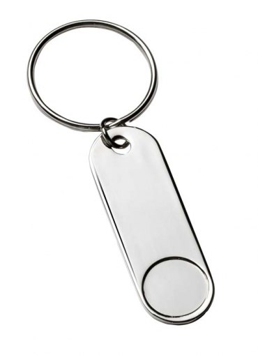 KEYCHAIN METAL SHINY WITH HOLLOW