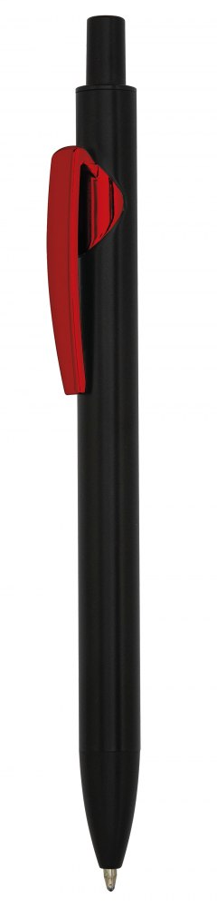 PEN IN SATIN BLACK AND RED POLISHED