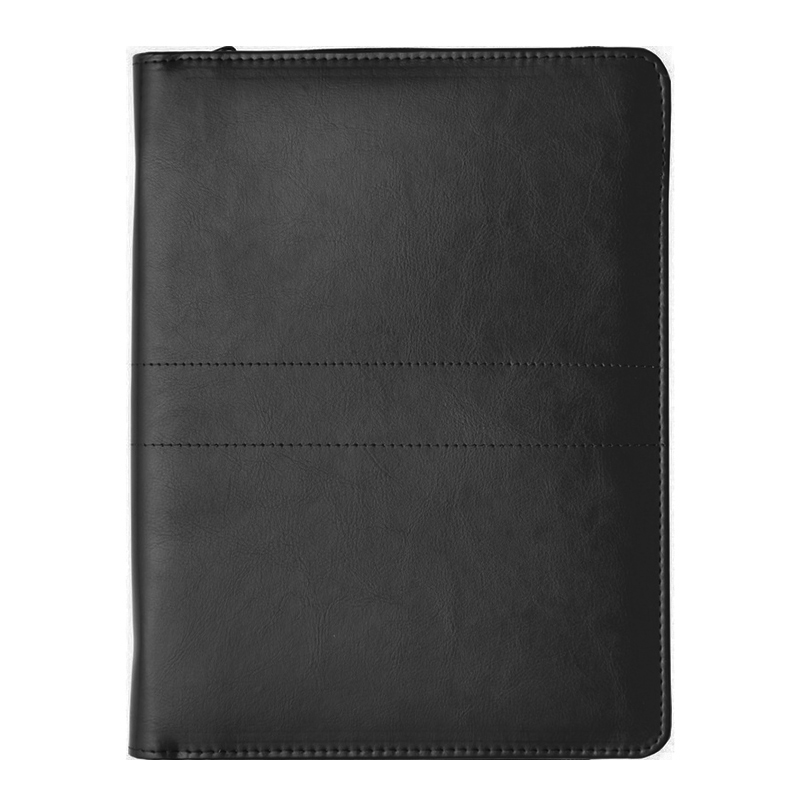 Agenda de lux cu fermoar Lore Negru, 17 x 24 cm