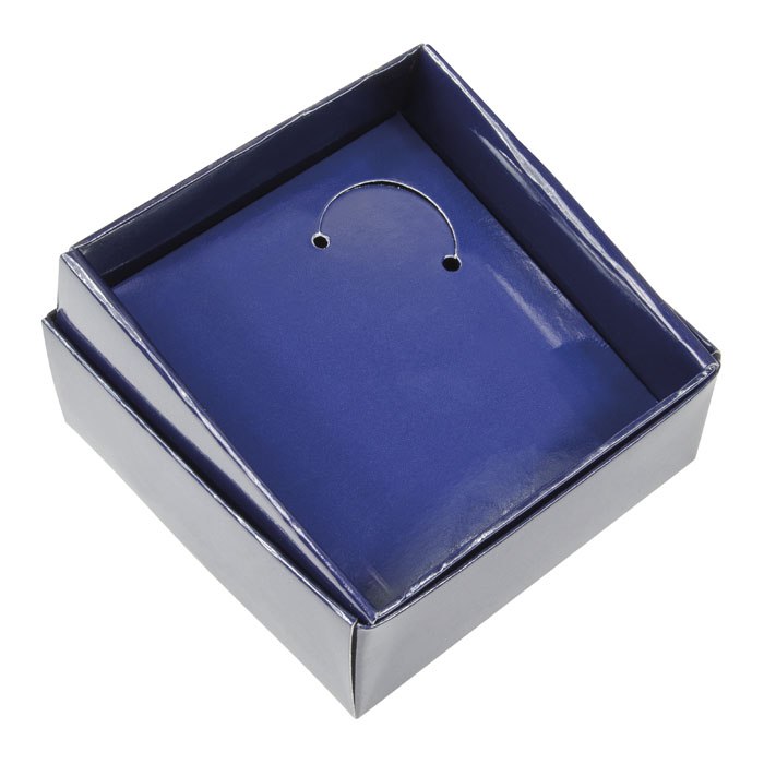 CARDBOARD BOX BLUE - 90X90X35 MM