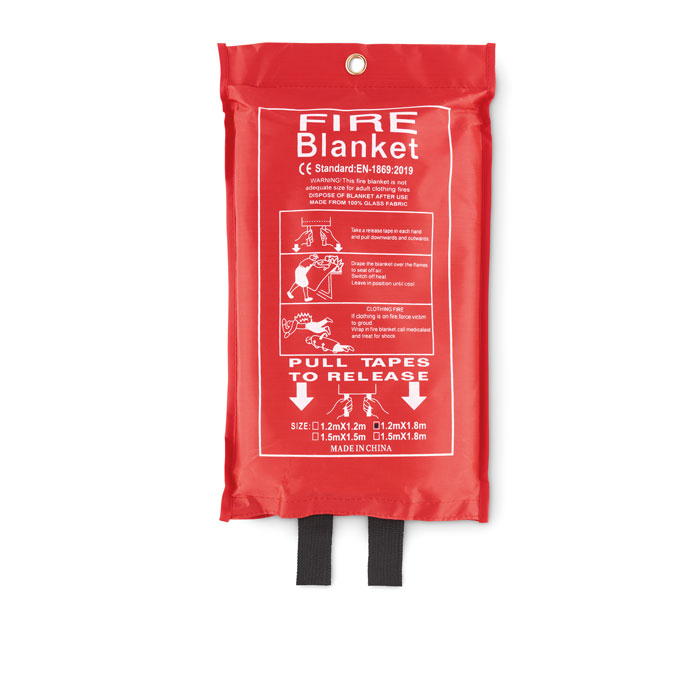 Fire blanket in pouch 120x180