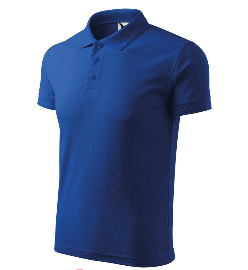 Adult PIQUE POLO, royal blue, M