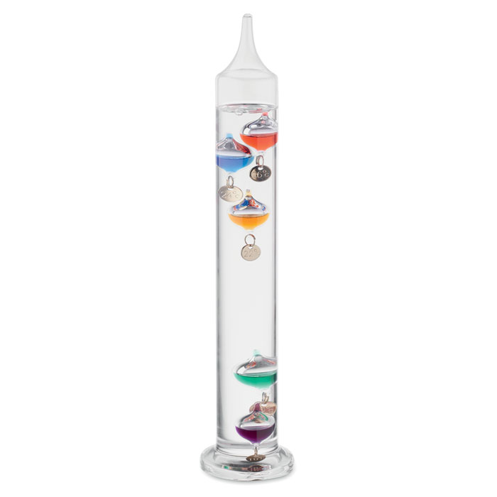 Galileo thermometer glass 28cm