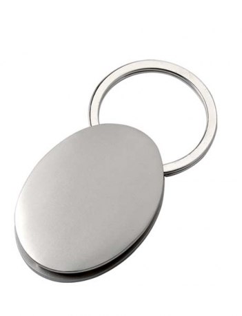 KEYCHAIN OVAL SHINY