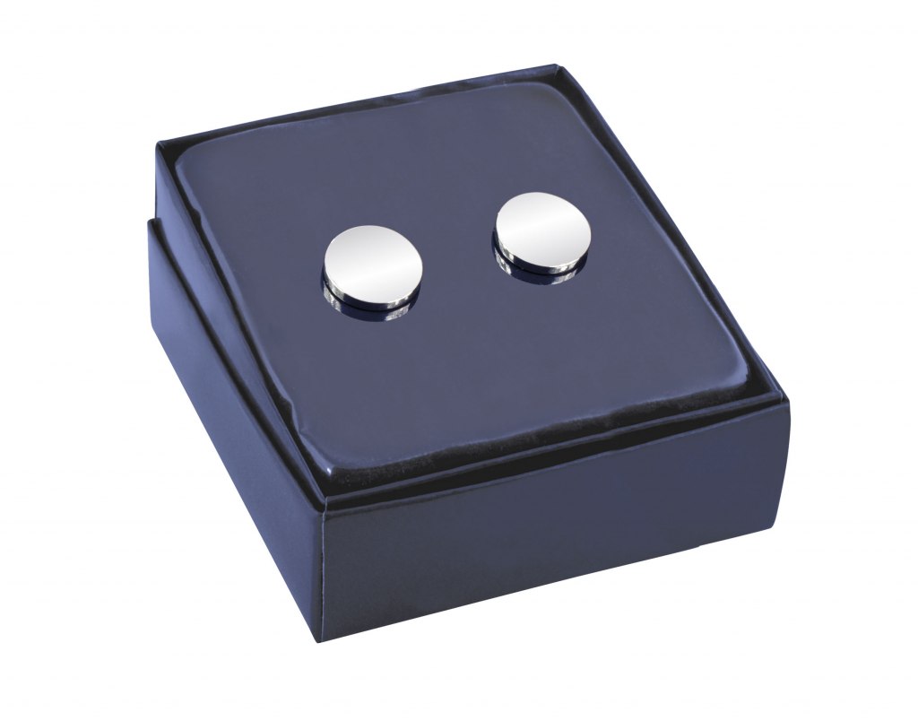 BLUE BOX 90X90X35MM FOR CUFFLINKS