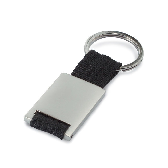 Metal rectangular key ring