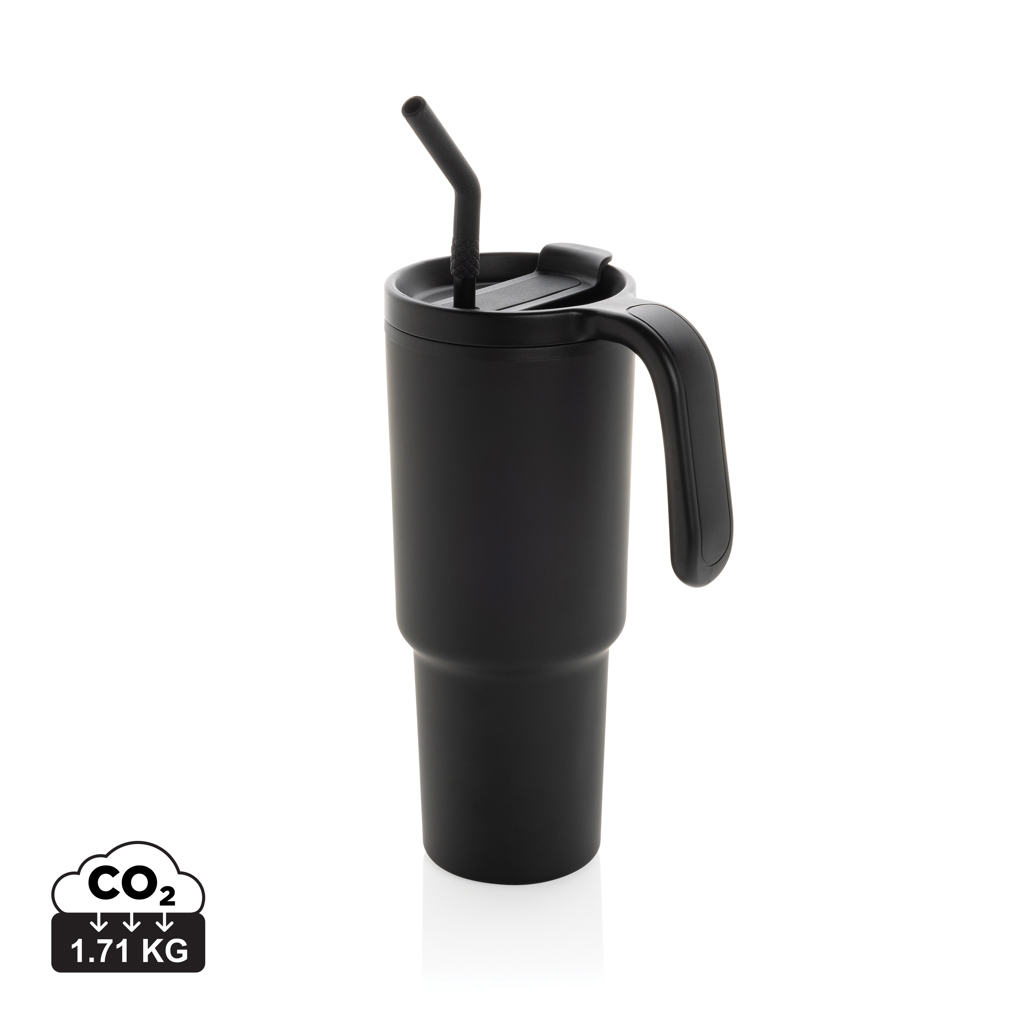 Graphic 360 RCS certified recycled steel tumbler 900ml