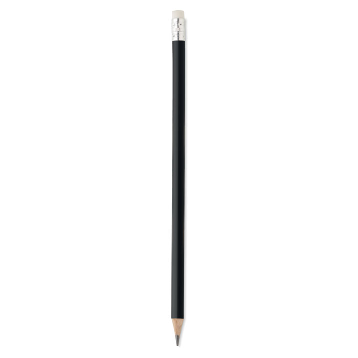 Natural pencil with eraser