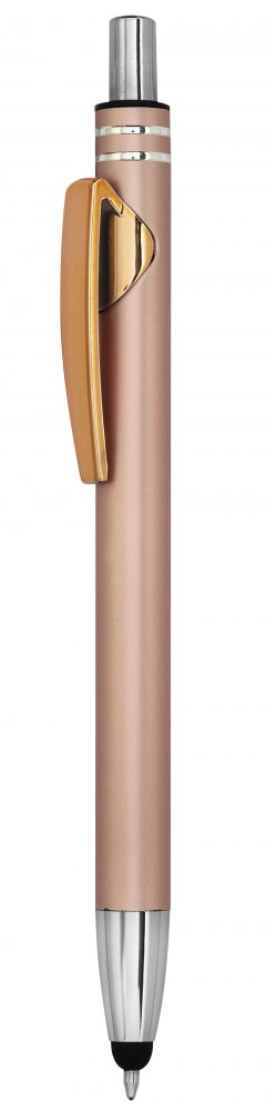 ROSE GOLD ALUMINIUM PEN WITH TOUCH