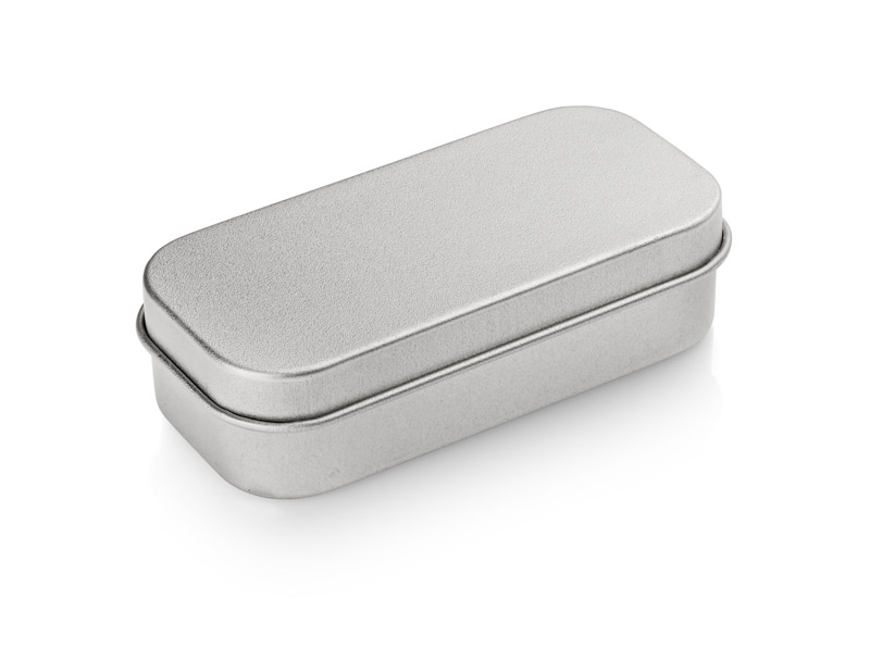 Tin box small for USB flash drive (without insert)