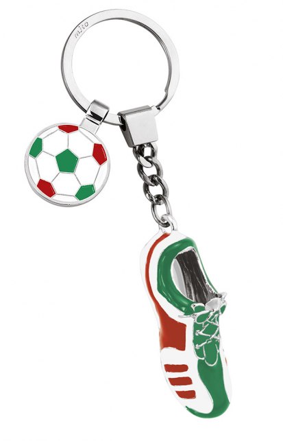 KEY CHAIN FOOTB.SHOE GREEN/WHITE/RED-NO