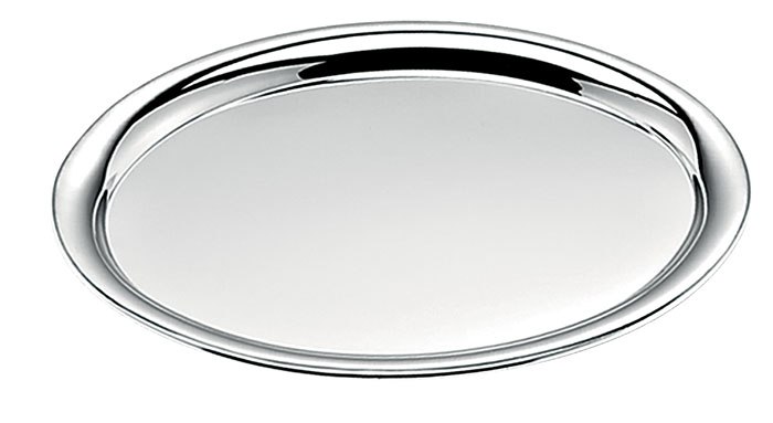 TRAY OVAL CHROMED - 230x320 mm