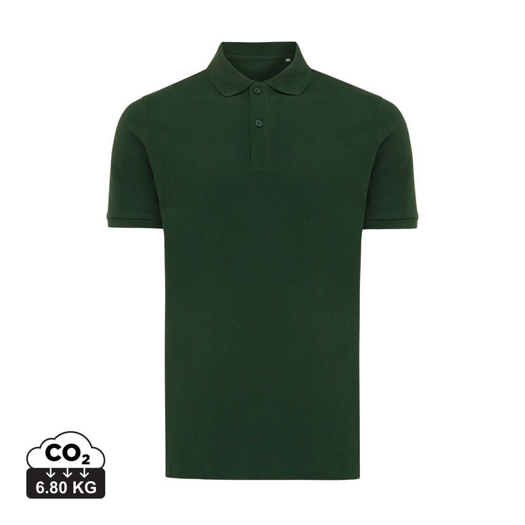 Iqoniq Yosemite recycled cotton pique polo