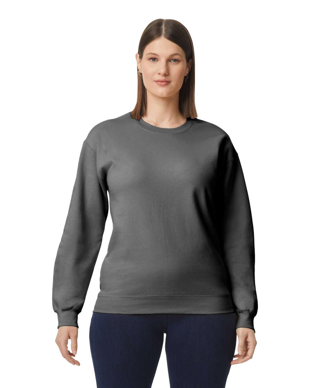 SOFTSTYLE® MIDWEIGHT FLEECE ADULT CREWNECK