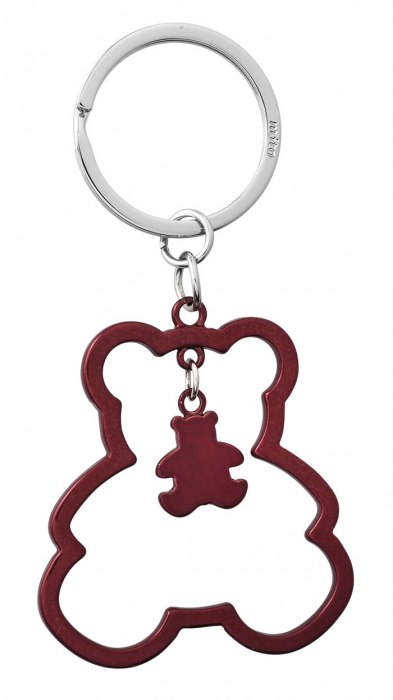 KEY CHAIN BEAR RED - NO BOX