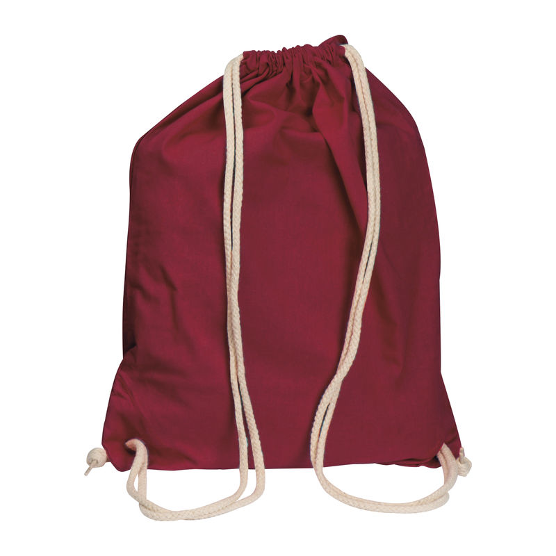 Cotton drawstring gym bag Carlsbad 140 g/m²