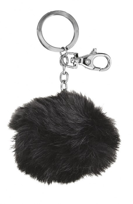 KEY CHAIN POM-POM BLACK - NO BOX