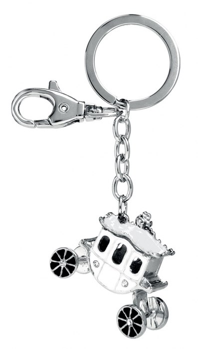 KEY CHAIN CARRIAGE WITCH WHITE - NO BOX