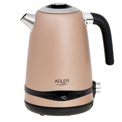 SS champion gold kettle 1,7L with LCD display & temperature regulation1