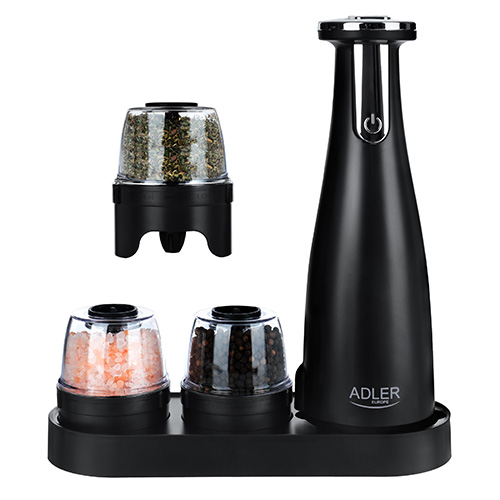 Electric Salt and Pepper Grinder - Set - 3 grinders - USB1