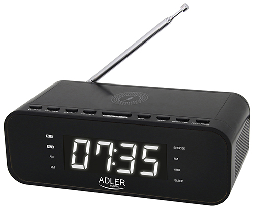 Alarm clock with Wireless Charger1