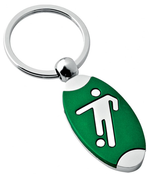 KEYCHAIN FOOTBALL GREEN