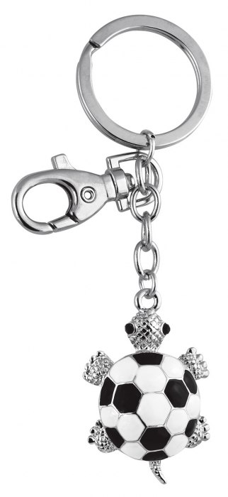 KEY CHAIN TURTLE WHITE/BLACK - NO BOX