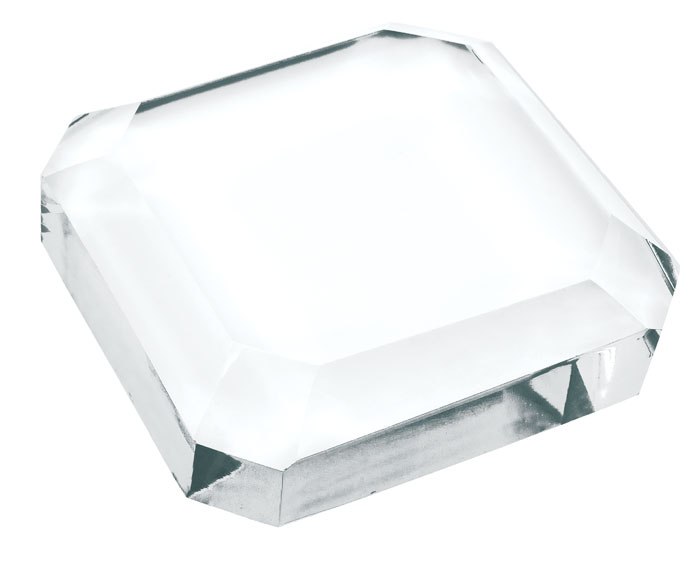 PAPERWEIGHT OCTAGONAL mm 90x90 h 19