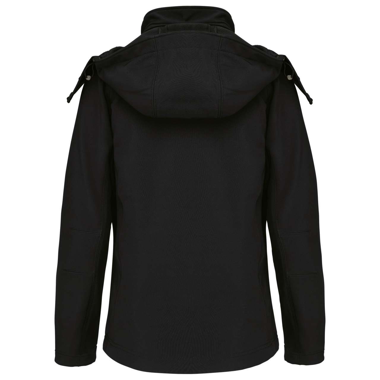 LADIES' DETACHABLE HOODED SOFTSHELL JACKET