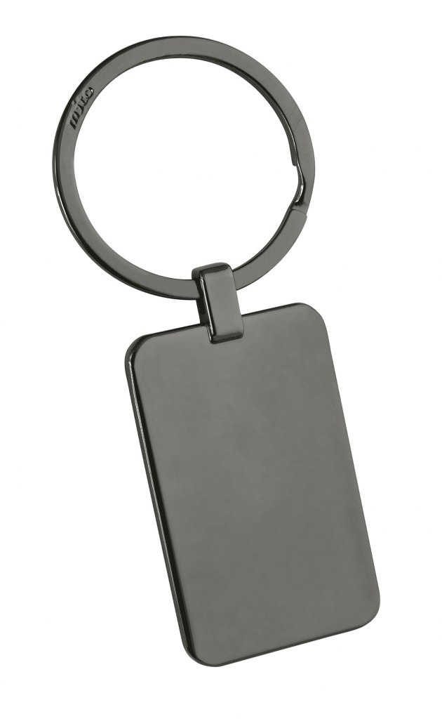 KEYCHAIN RECTANGULAR BURNISHED- NO BOX