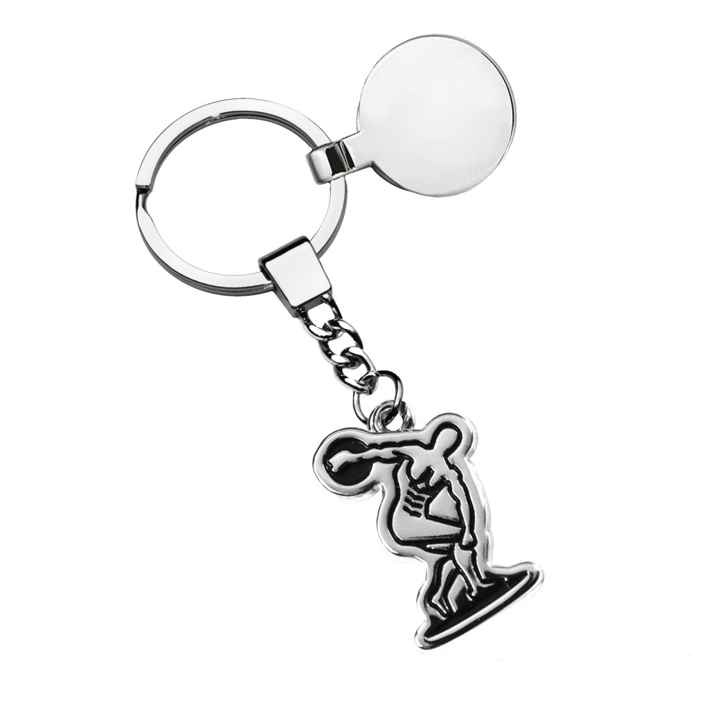 KEYCHAIN DISCUS THROWER