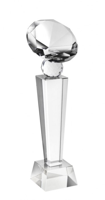 CRYSTAL TROPHY DUBAI H=270 mm