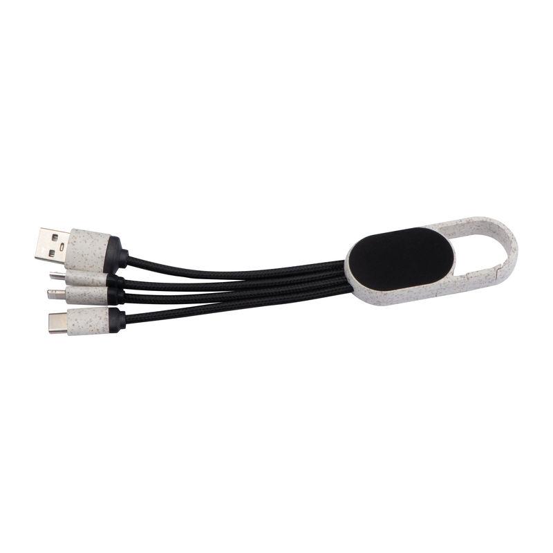 3 in 1 Wheatstraw Charging Cable