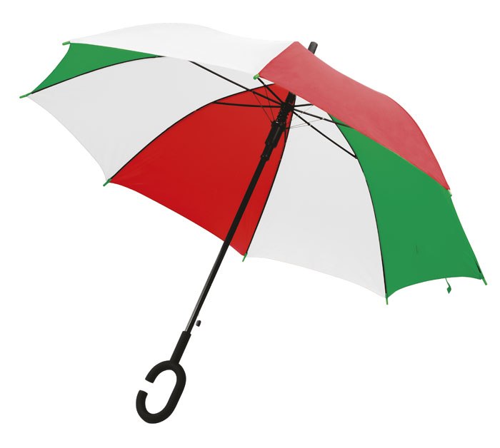 UMBRELLA ITALIAN FLAG HANDLE C d=102cm