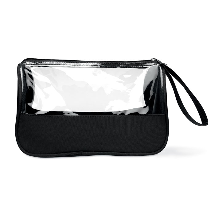 Toiletry bag microfiber w PVC