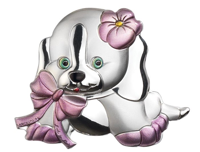 BLAZON PINK DOG SMALL - mm 40x33