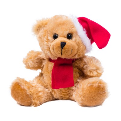 Plush Christmas teddy bear | Clarence