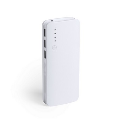 Power bank 10000 mAh, LED light