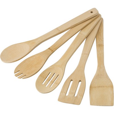 Bamboo kitchen set, 5 pcs