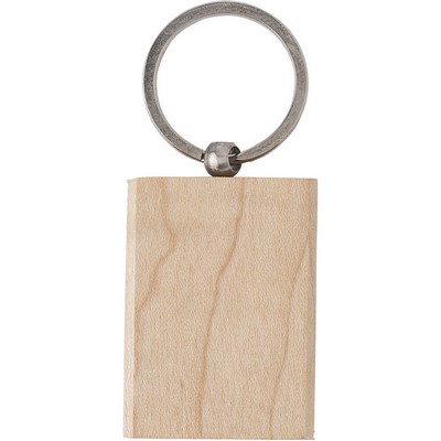 Wooden keyring