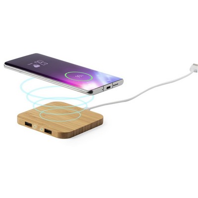 Bamboo wireless charger 5W