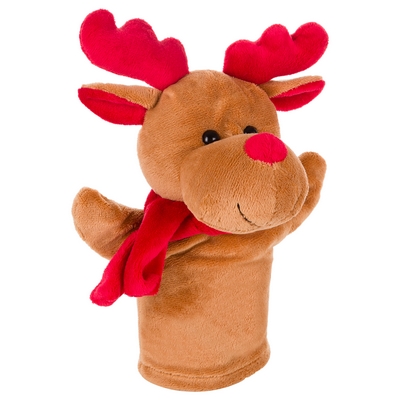 Plush reindeer, hand puppet | Dazzle