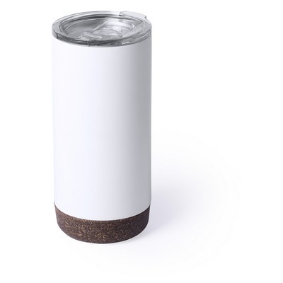 Travel mug 500 ml, cork detail