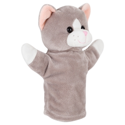 Plush cat, hand puppet | Jinx