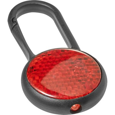 Safety light with carabiner